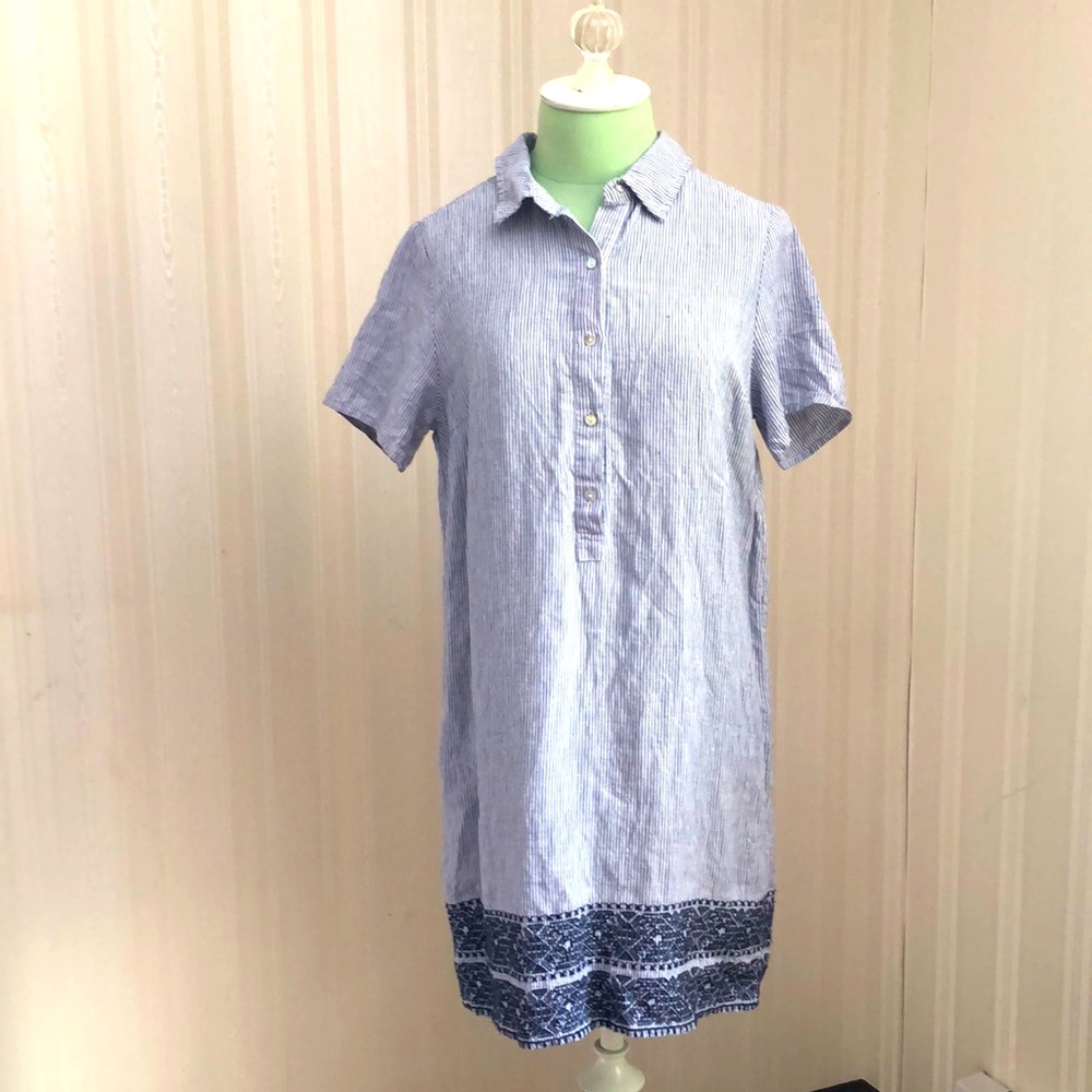 Short Sleeve Shirt Dress